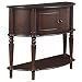 Coaster Storage Entry Way Console Table/Hall Table, Brown Finish