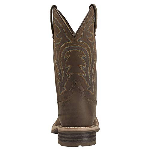 ARIAT ARIAT BMVY9 Mens Hybrid Rancher Waterproof Western Boot Oily Distressed Brown 11 Wide