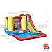 Bounceland Jump and Splash Adventure Bounce House or Water Slide All in one, Large Pool, Fun Bouncing Area with Basketball Hoop, Long Slide with Climbing Wall, UL Certified Blower Included