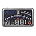 Produktbild Universal Head up Anzeige Navigation HUD Head Up Display MPH/KM/h Geschwindigkeitsbegrenzungswarnung Plug & Play für Fahrzeuge mit OBD2 und EUOBD Anschluss