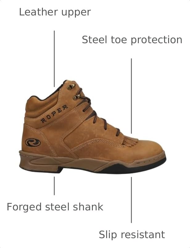 Image of ROPER Mens Kiktie Horseshoe Honey Bun Lace Up Casual Boots Ankle