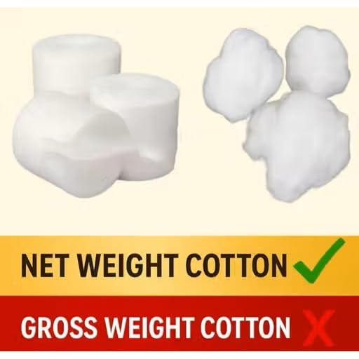 Image of 1KG OR 500GM *2 Surgical Cotton Roll | 100% Pure Absorbent Cotton Wool for Medical & BEAUTY Use