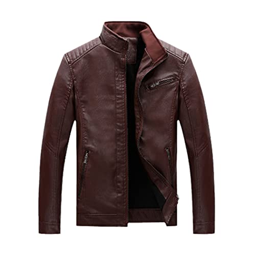 Veste de motard pour homme en similicuir noir XXL, idéale pour vos sorties urbaines