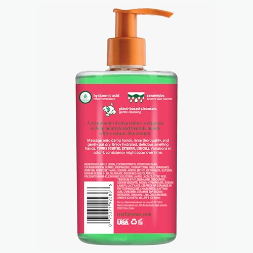 Image of Tree Hut Mistletoe Magic Serum Infused Hand Wash, Nourish & Hydrate Hands, Strengthening Skin Care, Long-Lasting Scent, Cleanse & Lock in Moisture, Cermamide, Holiday Gift & Stocking Stuffer, 11 fl oz