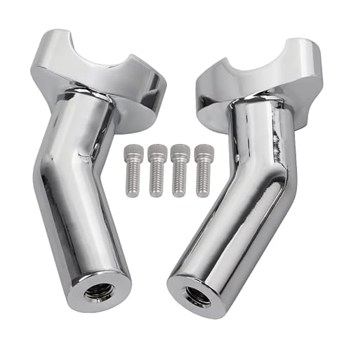 Elevadores manillar cromados 4" con retroceso motocicleta 1" para Sportster 883 y 1200 XL