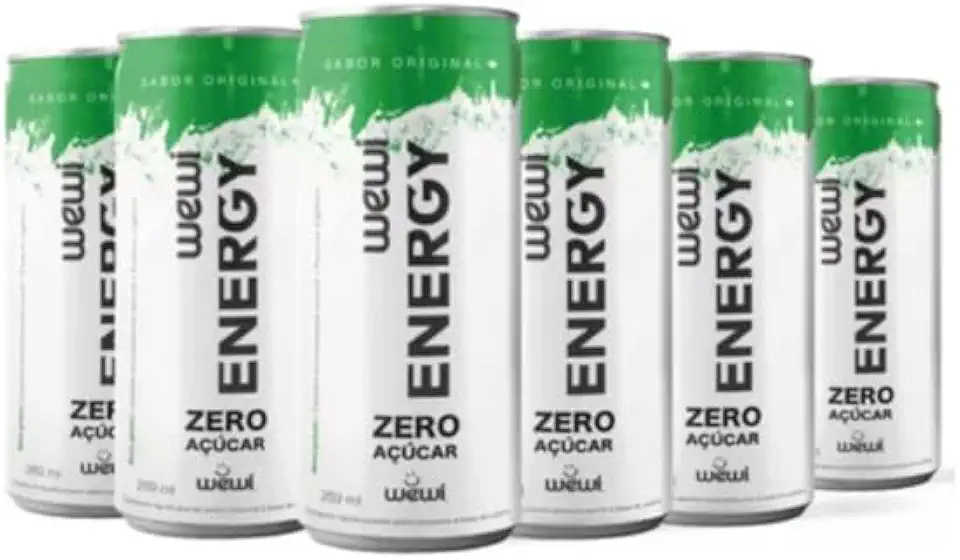 Wewi Energético Energy Zero 269ml com 6 unidade