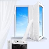 Aozzy para aparatos de Aire Acondicionado portátiles Cubierta de Ventana AirLock, Pantalla para Evitar la Entrada de Aire Caliente Accesorio de Sistema de Aire Acondicionado
