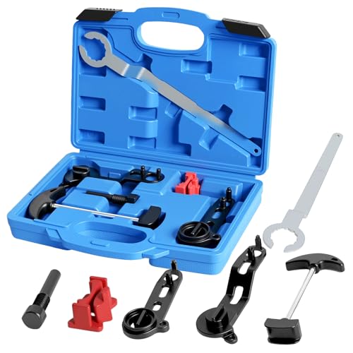 Wvoillty 6tlg Zahnriemen Werkzeug, Motor Einstellwerkzeug Set, für VAG EA211, 1.0, 1.2, 1.4 FSI TSI TFSI Motoren, Kompatibel mit VW, Audi, Jetta, Seat, Skoda