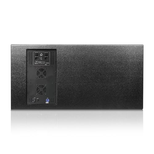 Image of Sound Town CARME Series Dual 18 inch 3200W PA /DJ Powered Subwoofer with DSP, 2-Channel Class-D, 4 inch Voice Coil, Birch Plywood, Bass Reinforcement, for Stages, Bars, Clubs, Concert, Black (CARME-218SBPW)