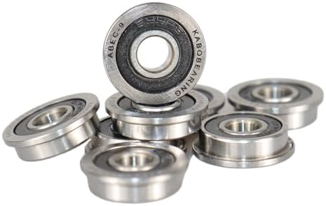 F695-2RS 플랜지 볼 베어링 ABEC-9 5x13x4mm 이중 고무 밀봉 (GCr15) 크롬 스틸 베어링 F695RS 3D 프린터용 10개 — 사진 6