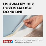 tesa Classic - taśma maskująca do zabezpieczania powierzchni malarskich - bezrozpuszczalnikowa, usuwalna bez pozostawiania śladów - 50m x 50mm