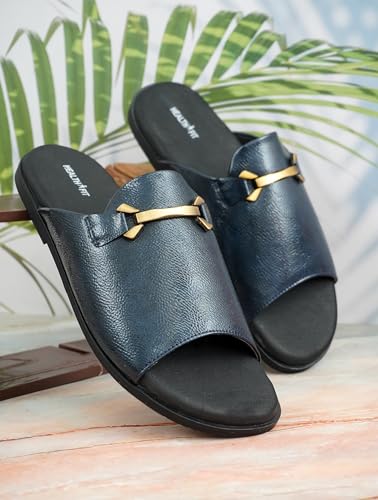 Image of HEALTH FIT Extra Soft Comfortable Traditional Ethnic Chappal /Slippers Wedding & Festive Sliders for Gents /Boys Lightweight flexible TPR sole & Easy-to-wear slip-on design cushioned for Men HF7017