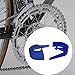 DYNWAVE Bike Chain Cover, Bike Chain Protective Cover, Bicycle Chain Guard for Cycling Outdoor Road Bicycles Riding Bicycling, Blue