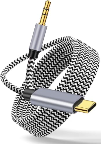 PAPER MATE Auto AUX Kabel f&uuml;r Phone-Silber Schwarz-1M