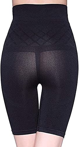 Image of kroywen 4-in-1 Shaper - Tummy, Back, Thighs, Hips - Black /Efffective Seamless Tummy Tucker Shapewear Body Shaper Best While /for Gym Yoga Exercise Dance Walk Aerobics Jogging (Black)