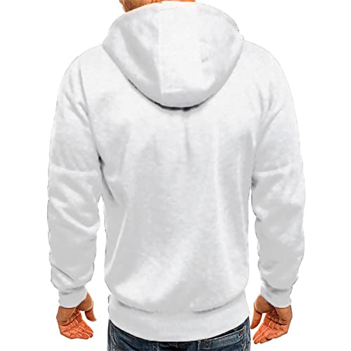 Hoodies for Men Oversized Zip up Lightweight Baggy Fashion Gym Work Sweatshirts Casual Coat Fall Winter Tops Clothes2