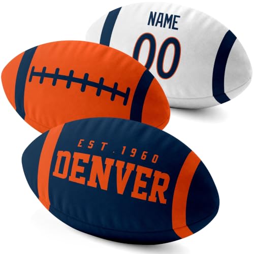 Image of ANTKING Denver Throw Pillow 2 Packs Custom Name Number Gifts