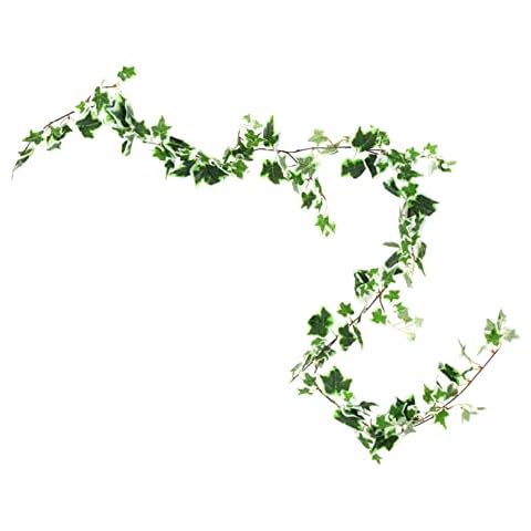 PRETYZOOM Artificial Green Leaf Garland Cover