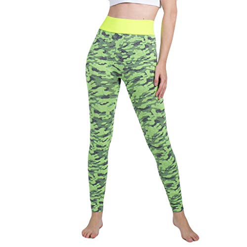 Yourgod Ladies Seamless Camouflage Knitted Hips Yoga Pants Sports Fitness Pants Sexy Seamless Leggings Trousers High Wight Slim Fit Yoga Pants