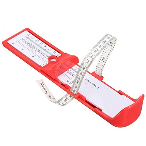Medidor de pies para niños pequeños Medidor de medidas para pies de niños pequeños Herramienta de medición de pies para niños Zapato de medición de tamaño Herramienta de regla 0-20CM Pie profesional Cover