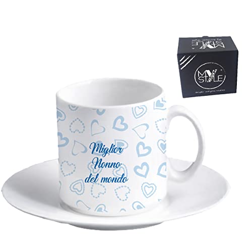 My Custom Style Tasse Espresso+untertasse#Nonni-Miglior Nonna#60x57mm Cover
