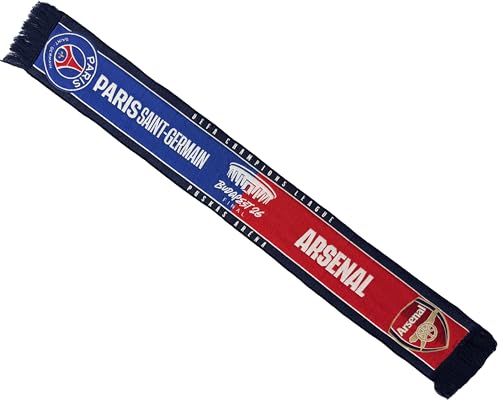 Champions League Echarpe Finale 2026 - Collection officielle - PARIS SAINT GERMAIN PSG vs ARSENAL