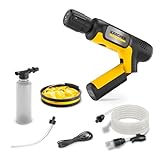 【Amazon.co.jp限定】ケルヒャー(Karcher) コードレス高圧洗浄機 OC Handy Compact Plus CB ハンディエア USB-C充電式(10W以上推奨) 水道接続不要/折りたたみバケツ付き 丈夫なホース 高性能4in1ノズル バッテリー一体型 ペットボトル使用可能 簡単セットアップ/モバイル コンパクト 軽量/洗車 ベランダ 玄関 1.328-124.0