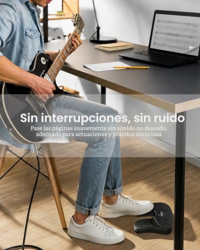 Miniatura 8 de Pedal Página Bluetooth Recargable Para Tablet