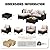 TerraRelax 5 Pieces Patio Furniture Set, Wicker Outdoor Sectional Sofa with Cushion & Coffee Table, Wider Armrest Patio Conversation Sofa for Party, Garden, Sunroom, Beige