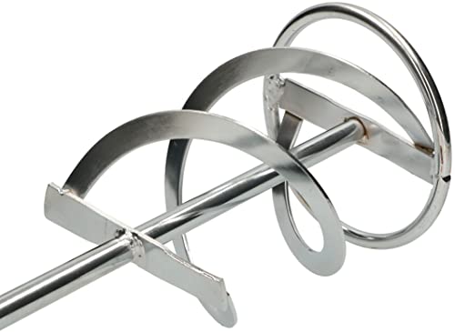 KOTARBAU® Mörtelrührer Spiralmischer 140 mm M14 Gewinde für Zement Putz Gips Farben Rührkorb Wendelrührer Rondenrührer Farbrührer Rührquirl Gipsrührer