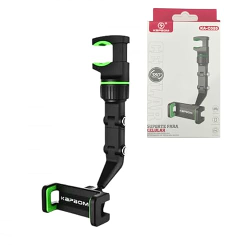 Suporte Veicular para Celular, Rotação 360 Graus, Ajustável
