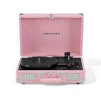 Crosley Cruiser Bluetooth Portable Turntable - Blush Pink