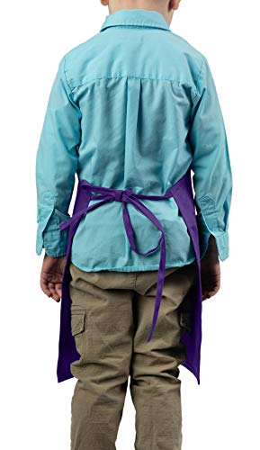 Purple Kids Apron, Small Bib #TOP1