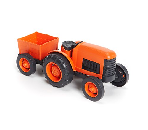 Green Toys Tractor - FC, Orange