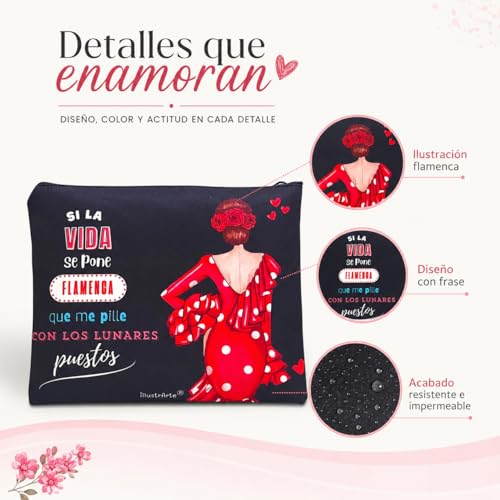 illustrArte Trousse Maquillage Flamenco 22x17 cm – Macarena – vue 4
