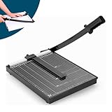 Guillotina Metal Cortador Afilado Papel Foto Tarjeta Cizalla A4 Diferentes Tamaño de Hoja para Hogar Oficina Casa Trabajo...