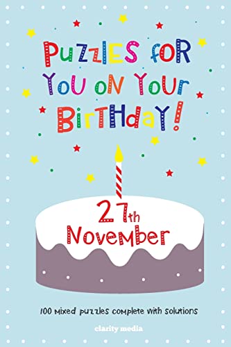 Puzzles for you on your Birthday - 27th November