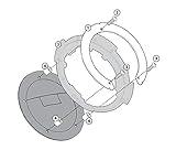 BRIDA METÁLICA BF56 ESPECIFICACIÓN X BOLSA TANQUE CERRADURA GIVI VOGE THRILL 500R