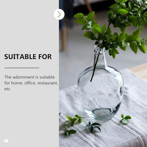 Vase en verre hydroponique et support pour compositions de fleurs - 5