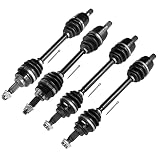Caltric Front Rear Left Right Complete Axles Compatible with Honda Trx680Fa Rincon 680 4X4 2006-2017