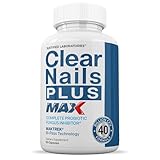 Justified Laboratories Clear Nails Plus Max Pills 40 Billion CFU Probiotic Supports Strong Healthy Hair Skin Nails 60 Capsules
