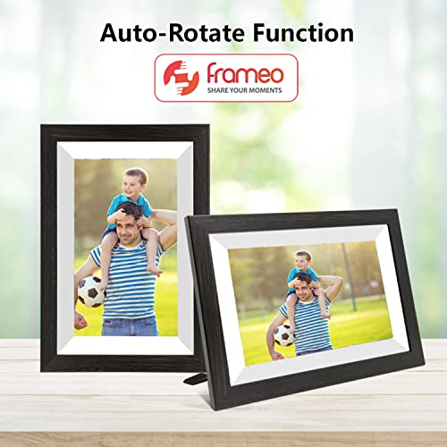 Luvlink Digital Photo Frame! Brown Smart Frameo Wifi Connected Photo Frame - 10 Inch, 1280X800, 16 Gb. Send Photos To Your Loved Ones From Anywhere! #TOP2