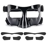 Nasenschutz für gebrochene Nase, Verstellbarer Basketball-Gesichtsschutz, Nasenschutz für Erwachsene und Jugendliche, geeignet für Fußball, Volleyball, Baseball, Sport, Training