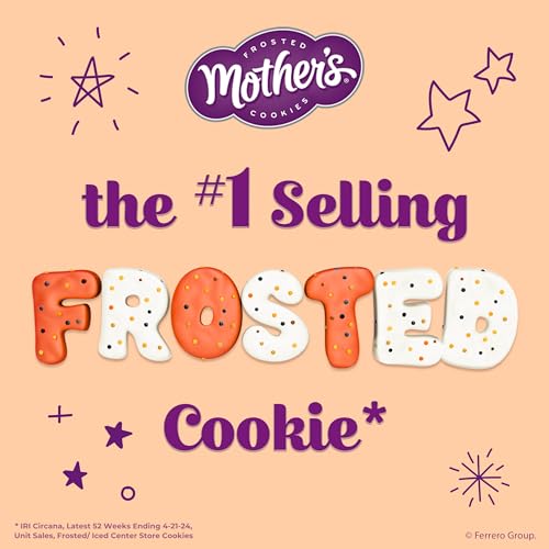 Mother’s Circus Halloween Animal Cookies, Snack Pack Halloween Treats for Kids, Individually Wrapped Halloween Cookies, Cats and Bats Frosted Animal Cookies with Sprinkles, 30ct Box