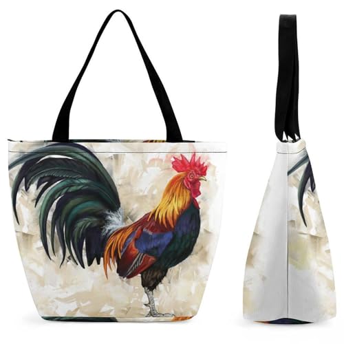 Sac à bandoulière grand coq sac à main pour femme spacieux et polyvalent
