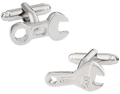 Gemelos Cuff-Daddy Llave Mecánico con Caja de Regalo miniatura 1