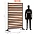 6FT Wooden Privacy Screen, Upgrade Outdoor Specialty Anti-Corrosion Wood