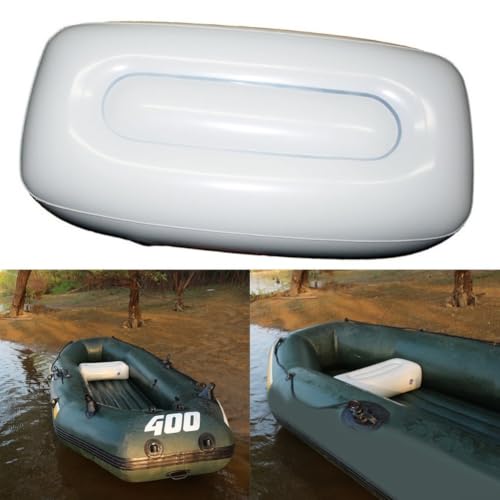 Coussin gonflable pour kayak et canoë en PVC blanc compact - 3