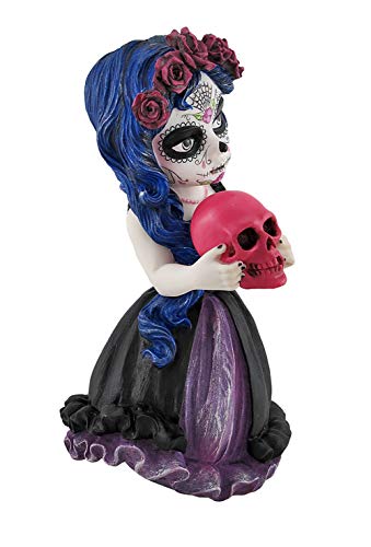 Estatua Decorativa Niña Day of Dead Mini 15 cm miniatura 2