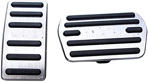 Cubiertas para pedales de coche Kuga evitan resbalones con aluminio y gomas puras